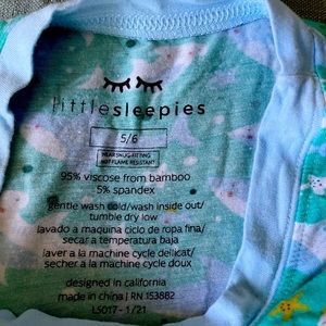 Little Sleepies brand kid's pjs. Worn a few times, size 5/6